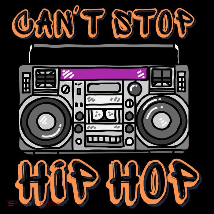 Vintage 80S CanT Stop Hip Hop Boombox Flatbill Hat