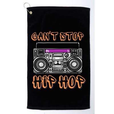 Vintage 80S CanT Stop Hip Hop Boombox Golf Towel