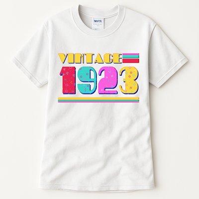 Vintage 80's Colors 1923 100th Birthday Tall T-Shirt