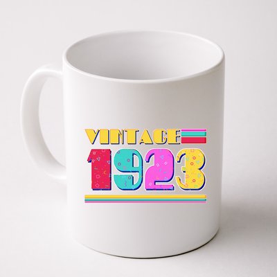 Vintage 80's Colors 1923 100th Birthday Mug