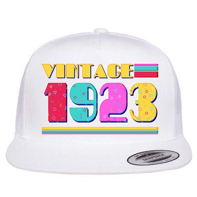 Vintage 80's Colors 1923 100th Birthday Flatbill Hat