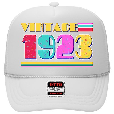 Vintage 80's Colors 1923 100th Birthday Trucker Hat