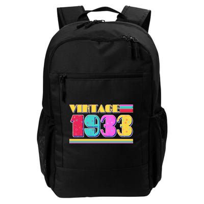 Vintage 80's Colors 1933 90th Birthday Backpack