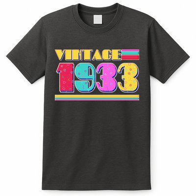 Vintage 80's Colors 1933 90th Birthday T-Shirt
