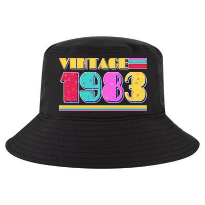 Vintage 80's Colors 1983 40th Birthday Cool Comfort Performance Bucket Hat