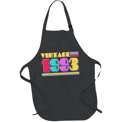Vintage 80's Colors 1993 30th Birthday Apron
