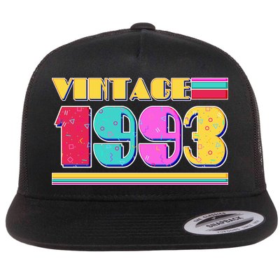 Vintage 80's Colors 1993 30th Birthday Flatbill Hat
