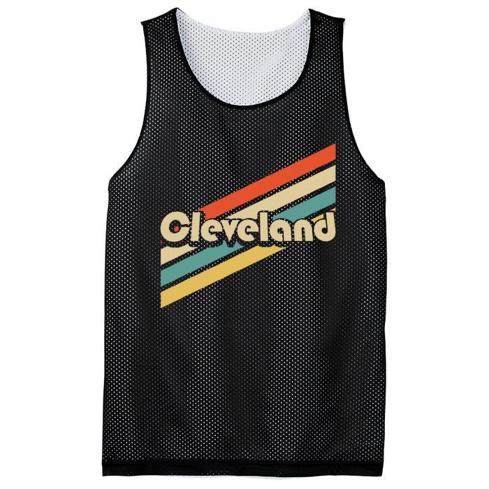 Vintage 80s Cleveland Ohio Mesh Reversible Basketball Jersey Tank