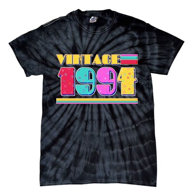 Vintage 80s Colors 1994 30th Birthday Tie-Dye T-Shirt