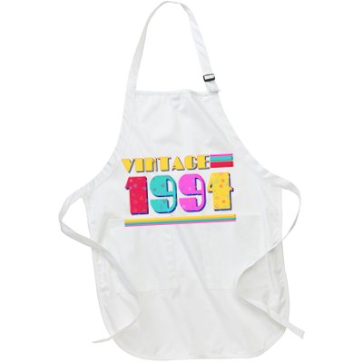 Vintage 80s Colors 1994 30th Birthday Apron