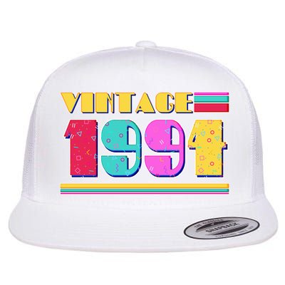 Vintage 80s Colors 1994 30th Birthday Flatbill Hat