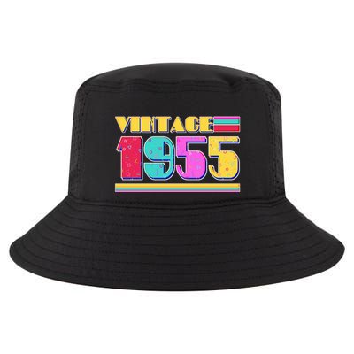 Vintage 80s Colors 1955 70th Birthday Cool Comfort Performance Bucket Hat