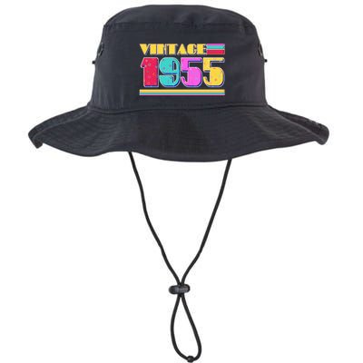 Vintage 80s Colors 1955 70th Birthday Bucket Hat