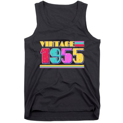 Vintage 80s Colors 1955 70th Birthday Tank Top