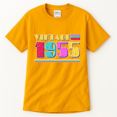 Vintage 80s Colors 1955 70th Birthday Tall T-Shirt