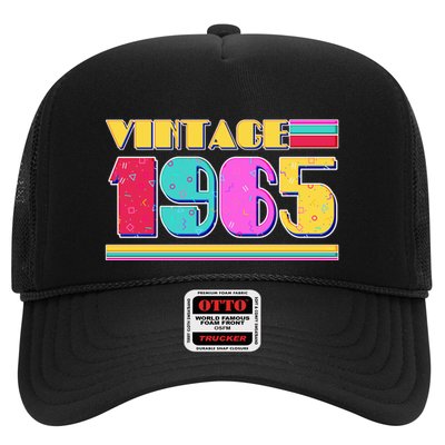Vintage 80s Colors 1965 60th Birthday Trucker Hat