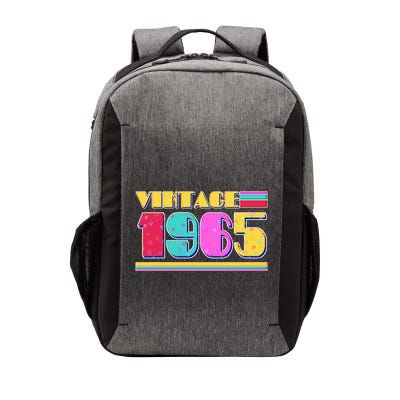 Vintage 80s Colors 1965 60th Birthday Vector Backpack