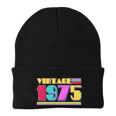 Vintage 80s Colors 1975 50th Birthday Beanie