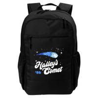 Vintage 80S HalleyS Comet Retro Space Lover Distressed Daily Commute Backpack