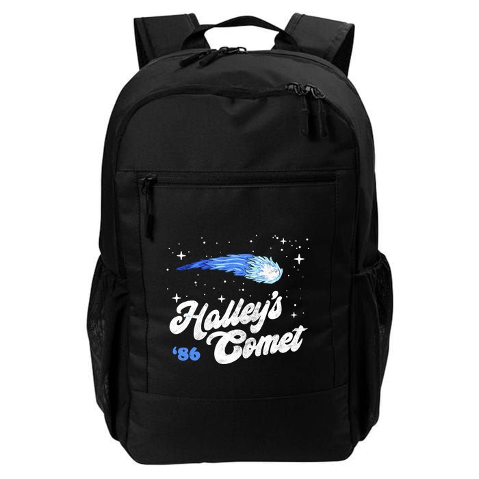 Vintage 80S HalleyS Comet Retro Space Lover Distressed Daily Commute Backpack
