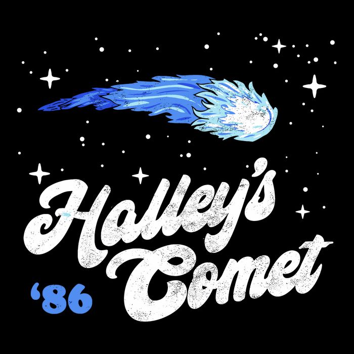 Vintage 80S HalleyS Comet Retro Space Lover Distressed Daily Commute Backpack