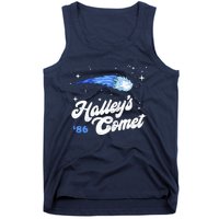 Vintage 80S HalleyS Comet Retro Space Lover Distressed Tank Top