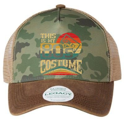 Vintage 80s Outfit This Is My 80S Costume Party Legacy Tie Dye Trucker Hat