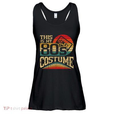 Vintage 80s Outfit This Is My 80S Costume Party Ladies Essential Flowy Tank