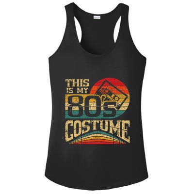 Vintage 80s Outfit This Is My 80S Costume Party Ladies PosiCharge Competitor Racerback Tank