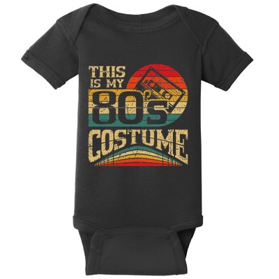 Vintage 80s Outfit This Is My 80S Costume Party Baby Bodysuit