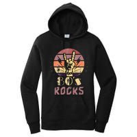 Vintage 80S Rock Bands Eighties 80s Party Women's Pullover Hoodie