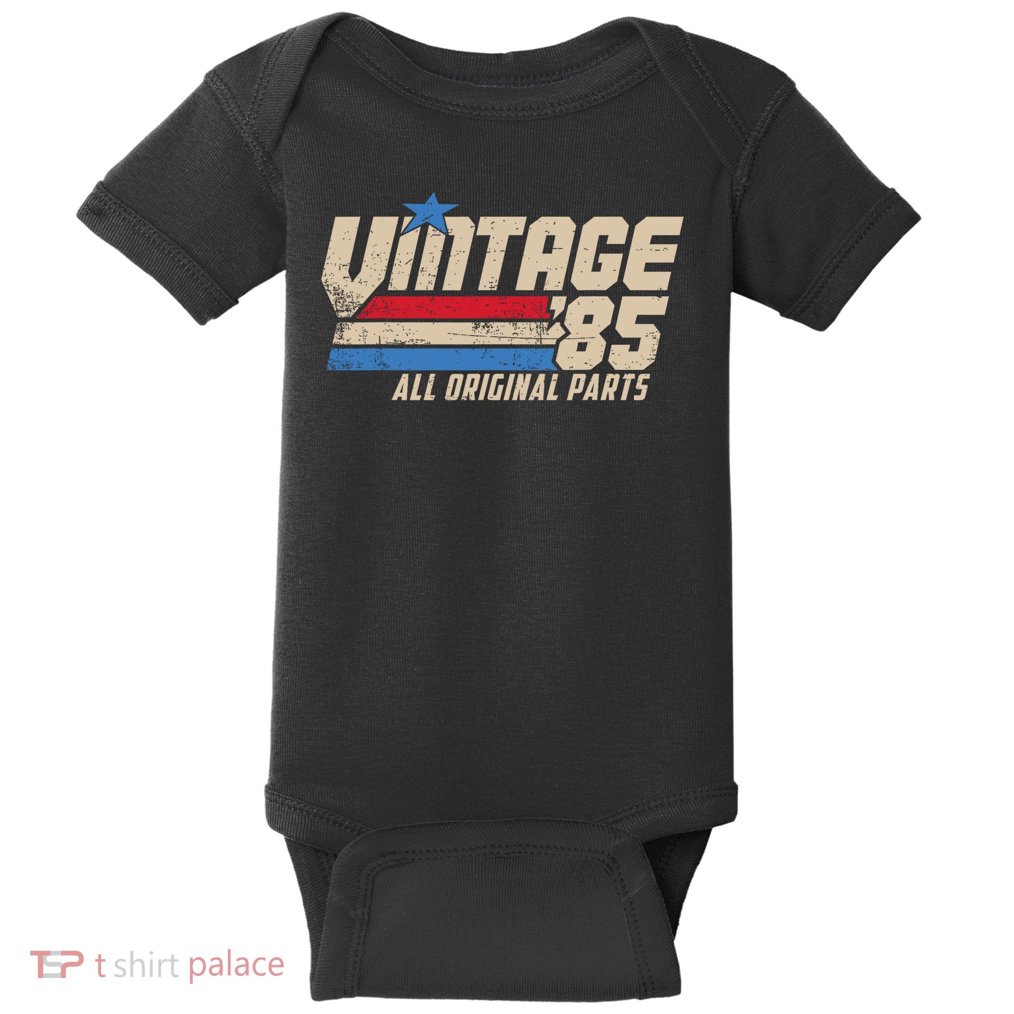 Vintage '85 Retro 40th Birthday Top For Men 1985 Dad Usa 40 Baby Bodysuit