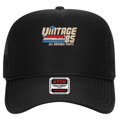 Vintage '85 Retro 40th Birthday Top For Men 1985 Dad Usa 40 Trucker Hat