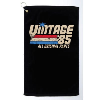Vintage '85 Retro 40th Birthday Top For Men 1985 Dad Usa 40 Golf Towel