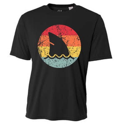 Ventage 80s Shark Clothes Shark Party Cooling Performance Crew T-Shirt