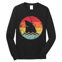 Ventage 80s Shark Clothes Shark Party Long Sleeve Shirt