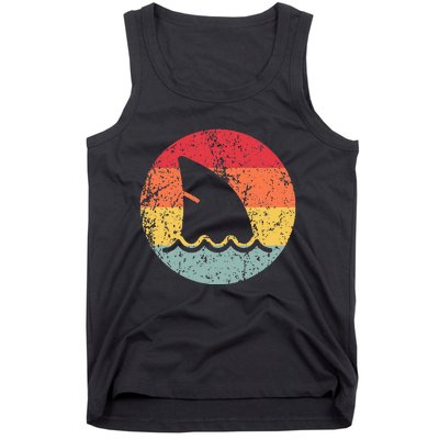 Ventage 80s Shark Clothes Shark Party Tank Top