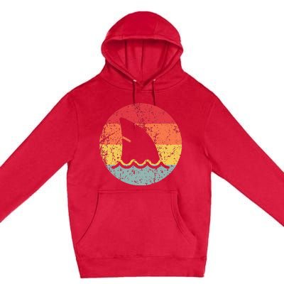 Ventage 80s Shark Clothes Shark Party Premium Pullover Hoodie