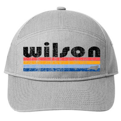Vintage 80s Style Wilson Nc 7-Panel Snapback Hat