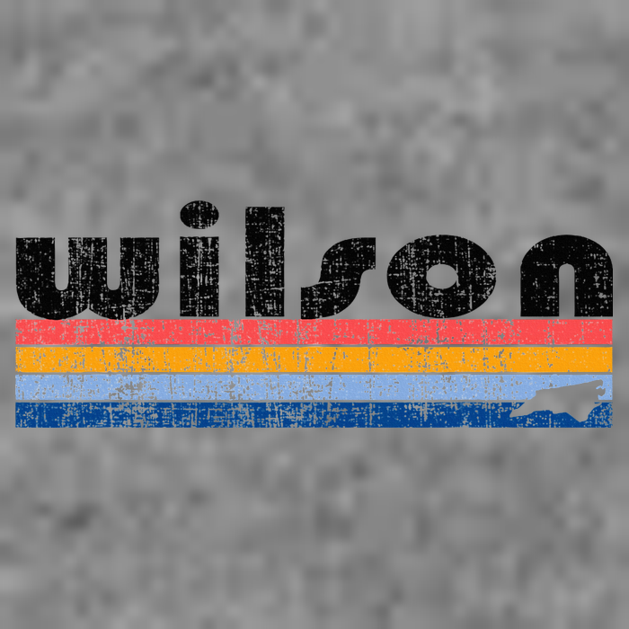 Vintage 80s Style Wilson Nc Toddler Hoodie