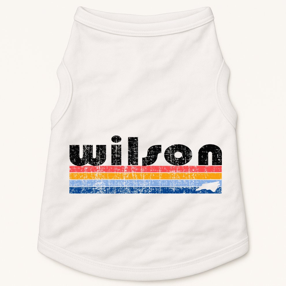 Vintage 80s Style Wilson Nc Doggie Tank