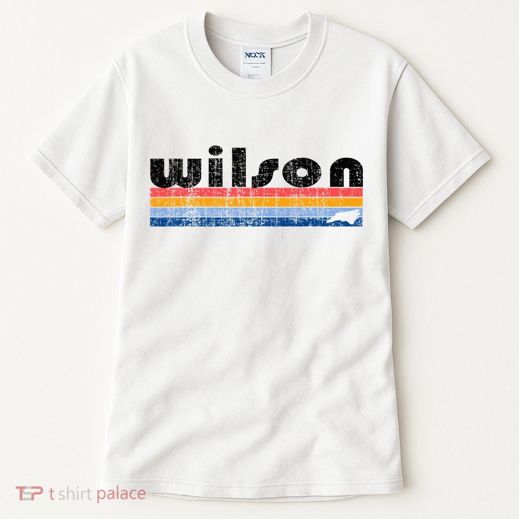 Vintage 80s Style Wilson Nc Tall T-Shirt