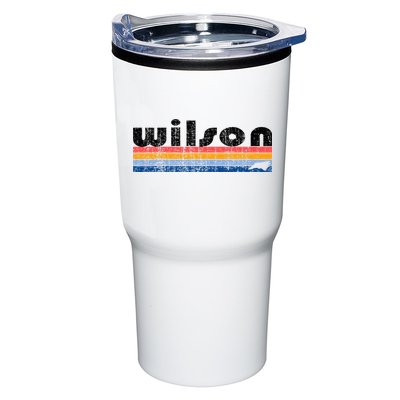 Vintage 80s Style Wilson Nc Tumbler