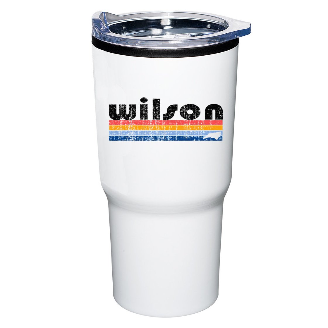 Vintage 80s Style Wilson Nc Tumbler