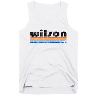 Vintage 80s Style Wilson Nc Tank Top