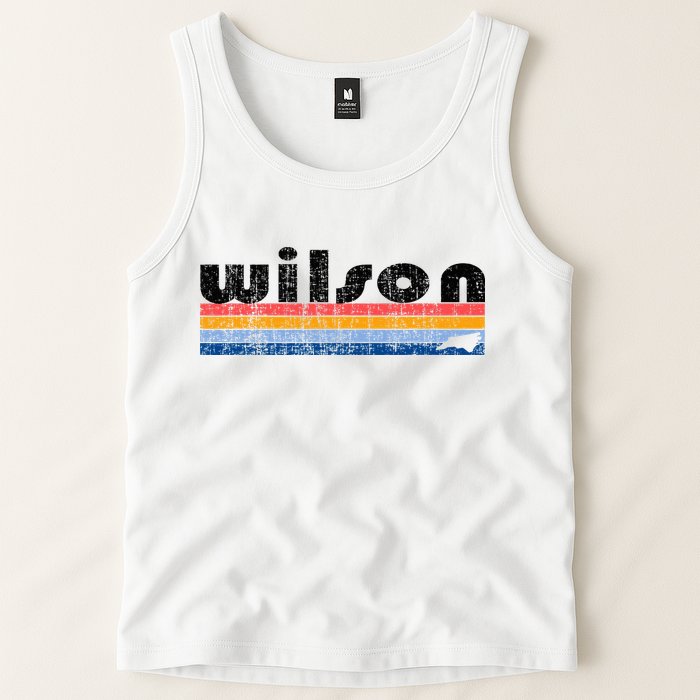 Vintage 80s Style Wilson Nc Tank Top