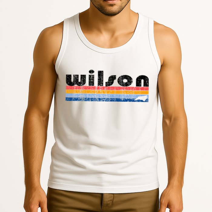 Vintage 80s Style Wilson Nc Tank Top