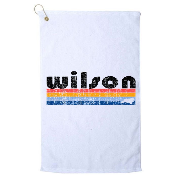 Vintage 80s Style Wilson Nc Golf Towel