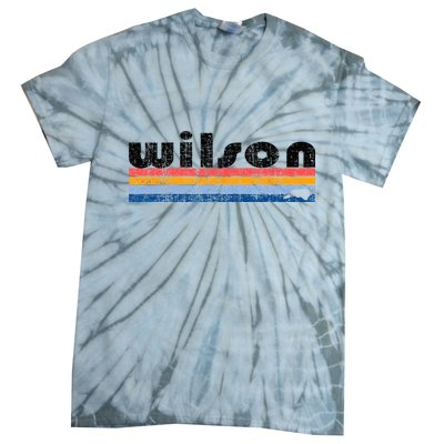 Vintage 80s Style Wilson NC Tie-Dye T-Shirt