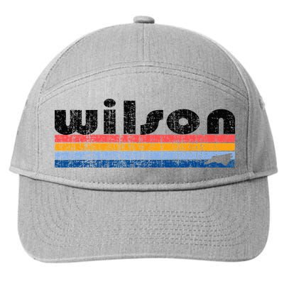 Vintage 80s Style Wilson NC 7-Panel Snapback Hat